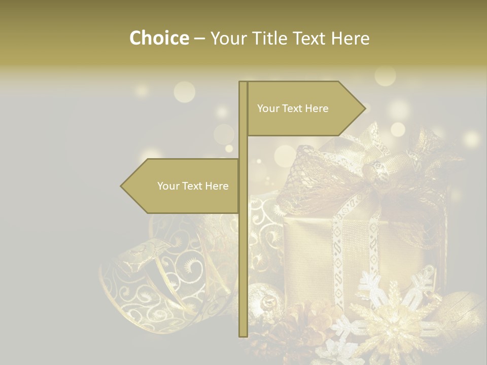 Eve Magic Gold PowerPoint Template