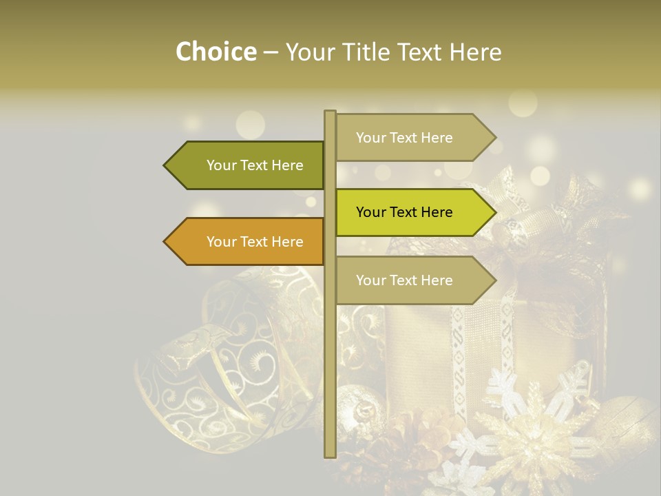 Eve Magic Gold PowerPoint Template