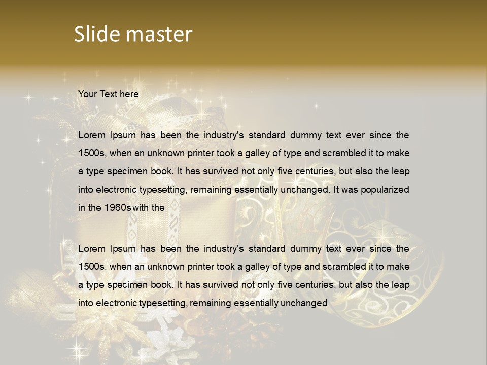 Post Brown Shiny PowerPoint Template