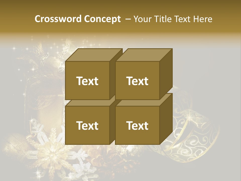 Post Brown Shiny PowerPoint Template