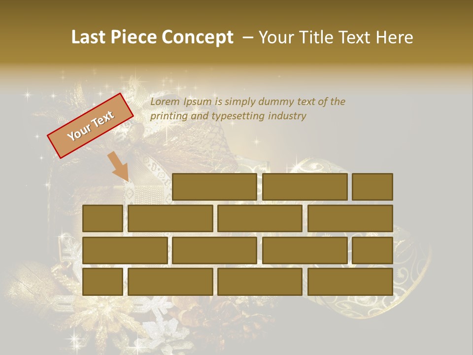 Post Brown Shiny PowerPoint Template