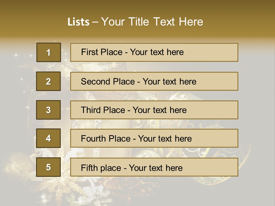 Post Brown Shiny PowerPoint Template