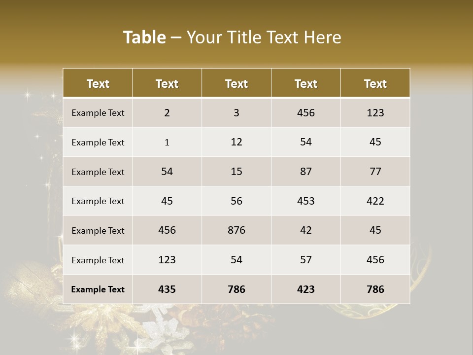 Post Brown Shiny PowerPoint Template
