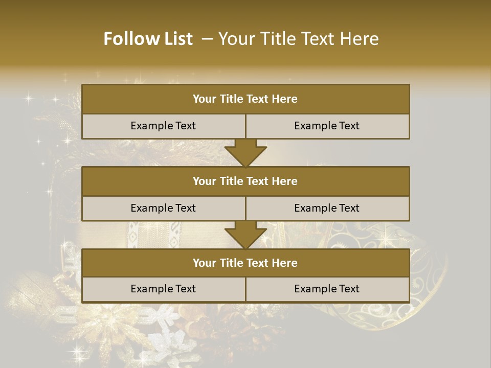 Post Brown Shiny PowerPoint Template