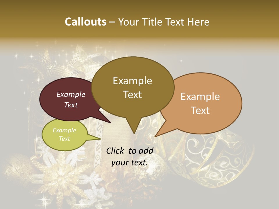 Post Brown Shiny PowerPoint Template