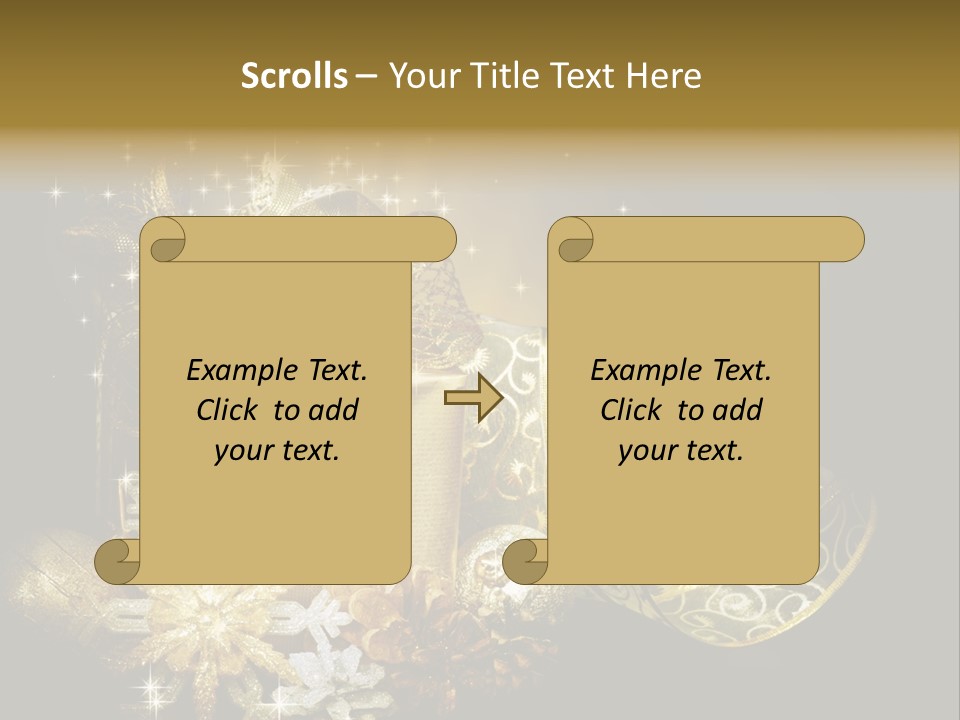 Post Brown Shiny PowerPoint Template