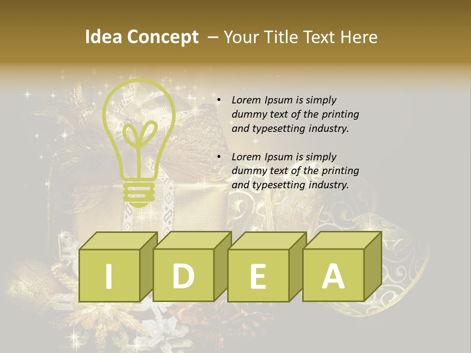 Post Brown Shiny PowerPoint Template