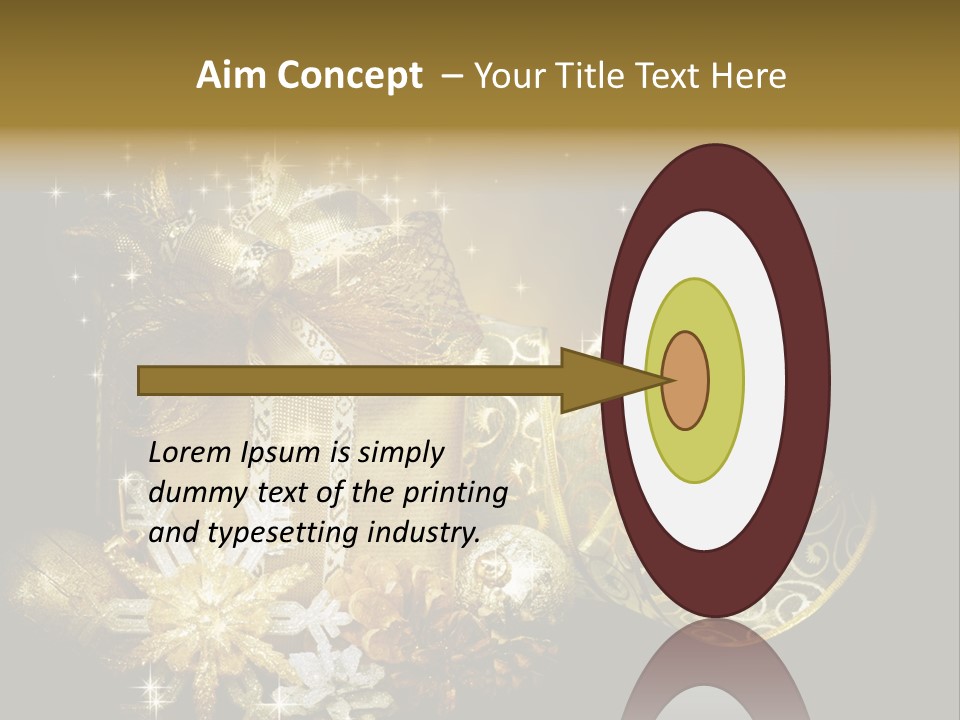 Post Brown Shiny PowerPoint Template