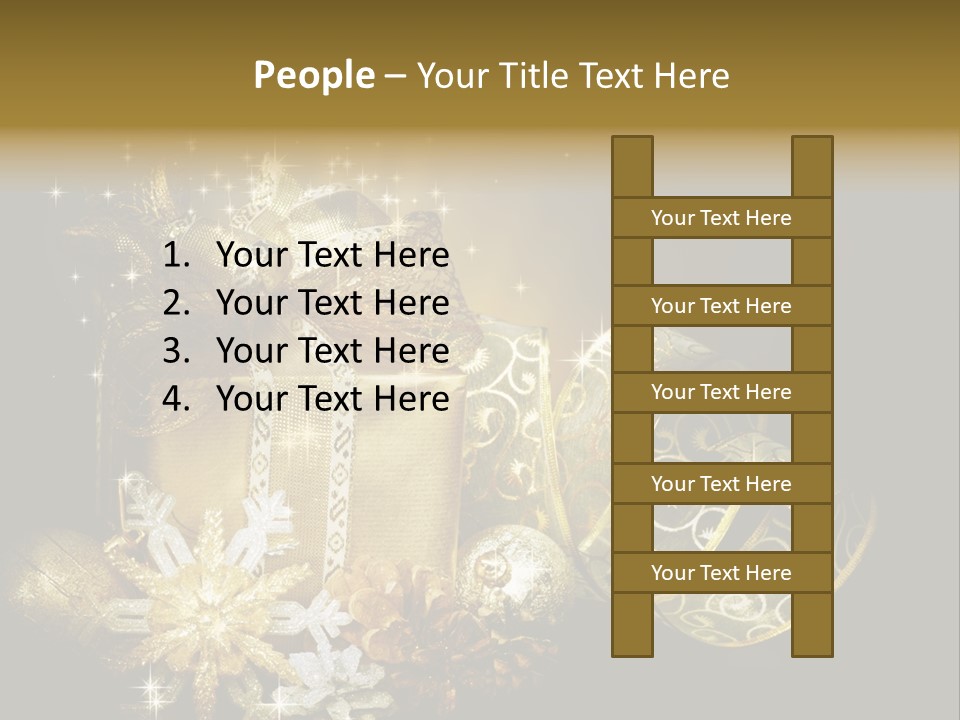Post Brown Shiny PowerPoint Template