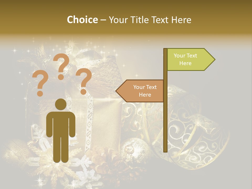 Post Brown Shiny PowerPoint Template