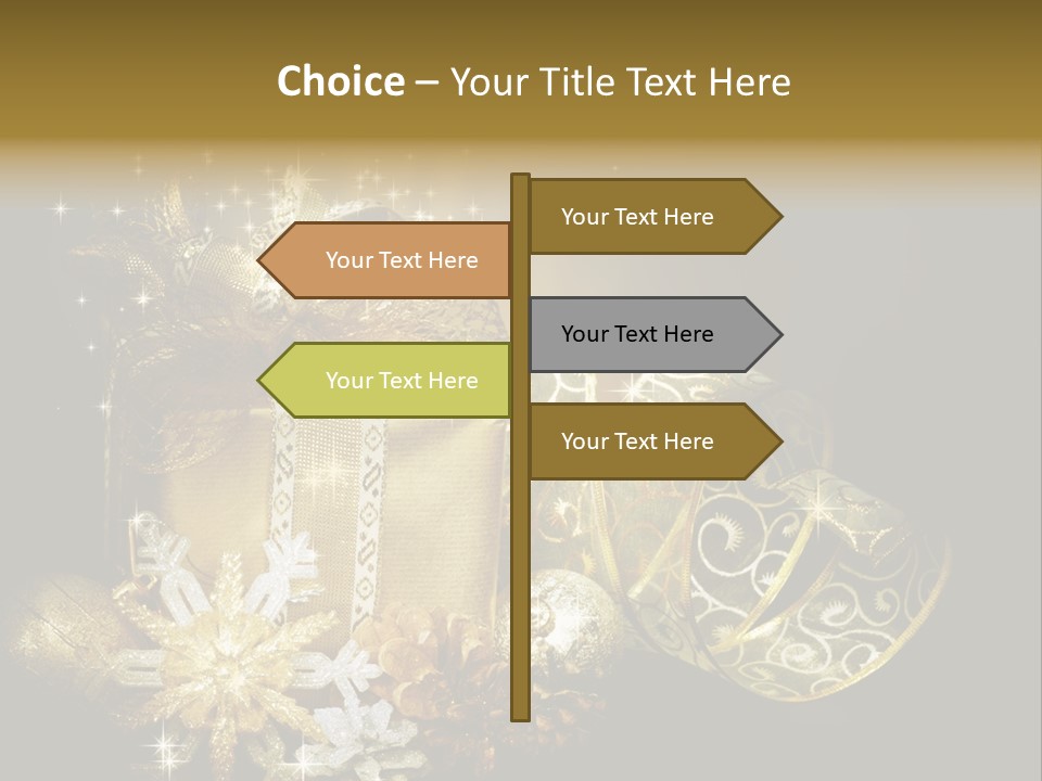 Post Brown Shiny PowerPoint Template