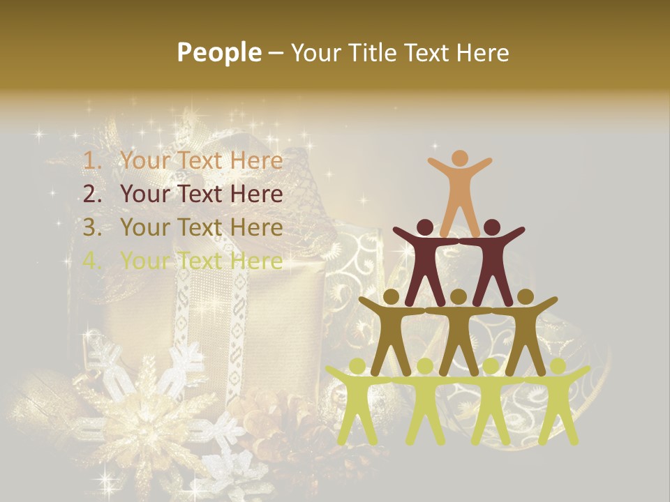 Post Brown Shiny PowerPoint Template