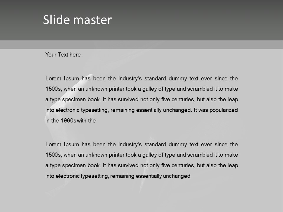 Beauty Studio Businessman PowerPoint Template