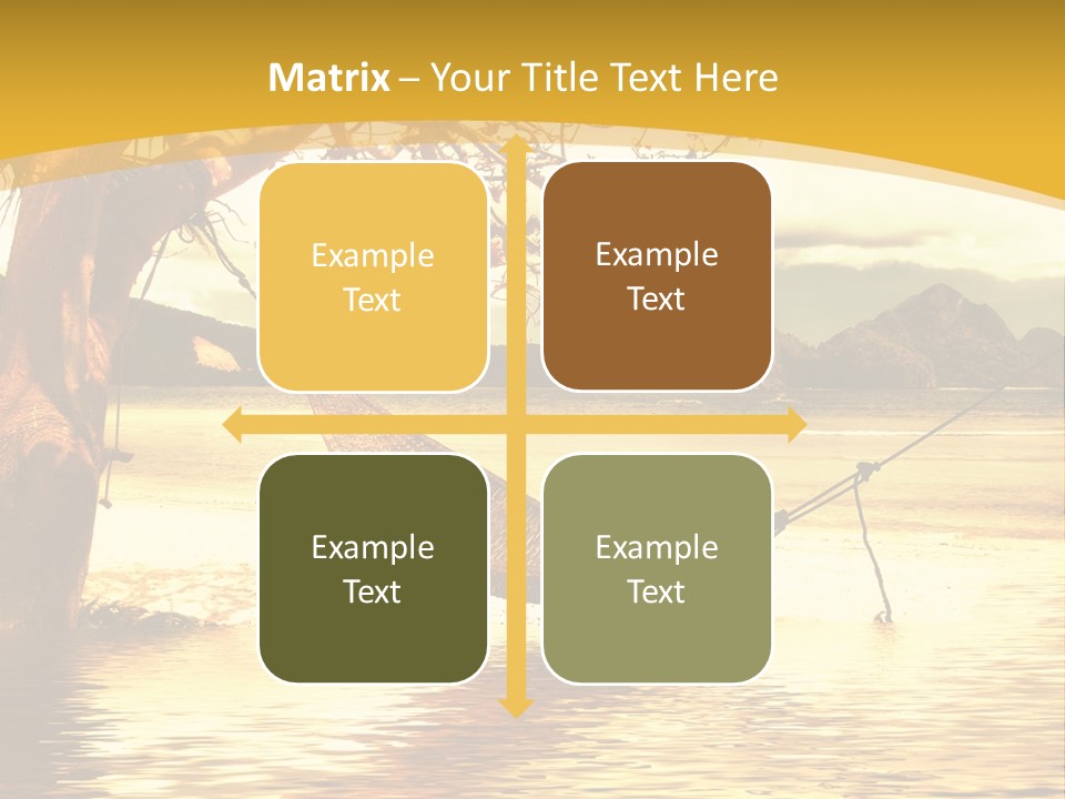 White Objects Transport PowerPoint Template