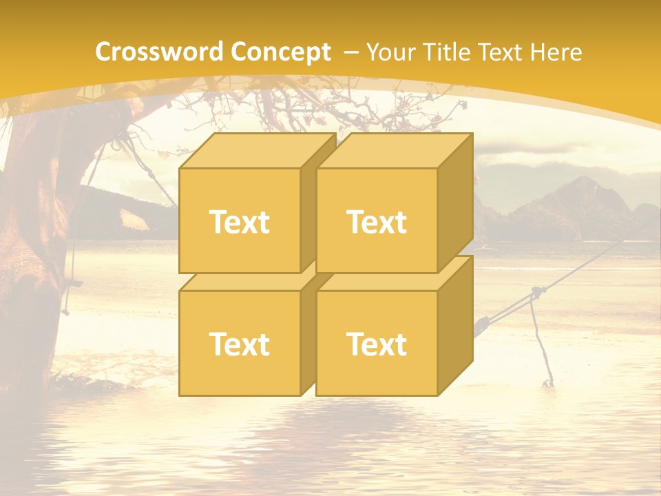 White Objects Transport PowerPoint Template