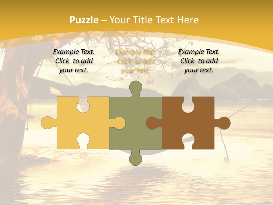 White Objects Transport PowerPoint Template