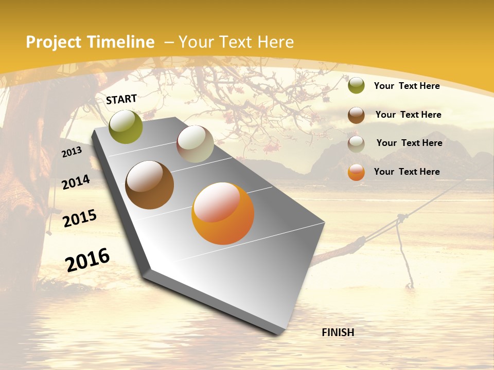 White Objects Transport PowerPoint Template