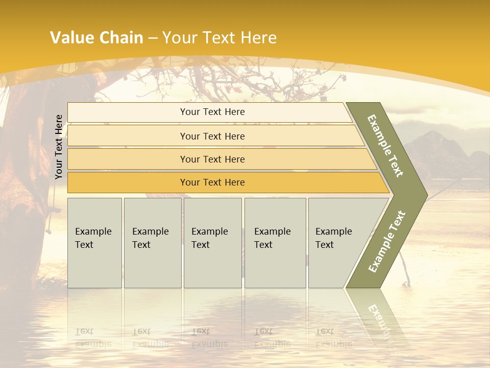 White Objects Transport PowerPoint Template