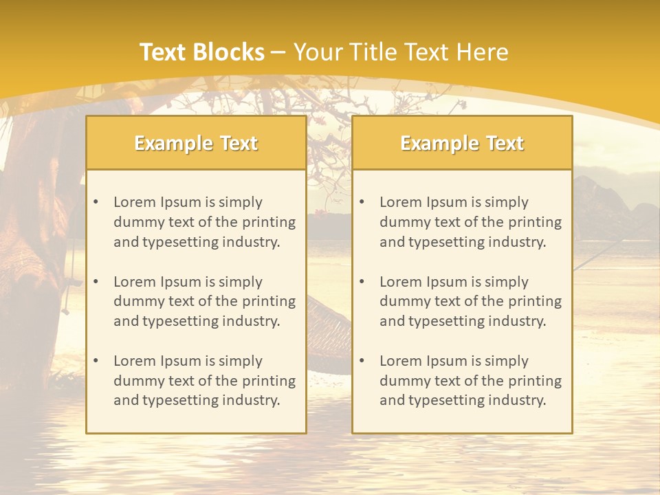 White Objects Transport PowerPoint Template