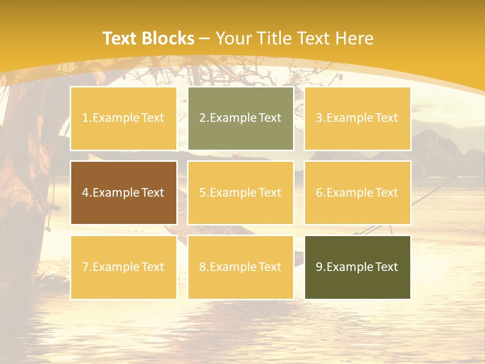 White Objects Transport PowerPoint Template