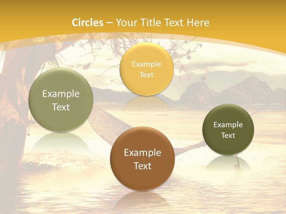 White Objects Transport PowerPoint Template