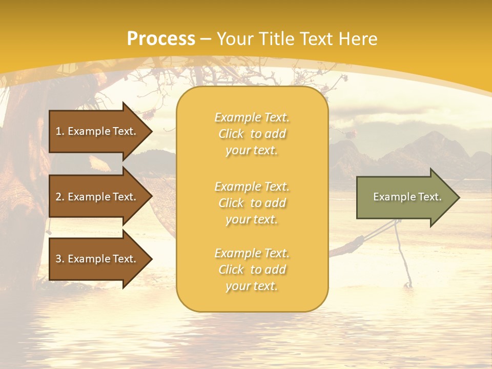 White Objects Transport PowerPoint Template
