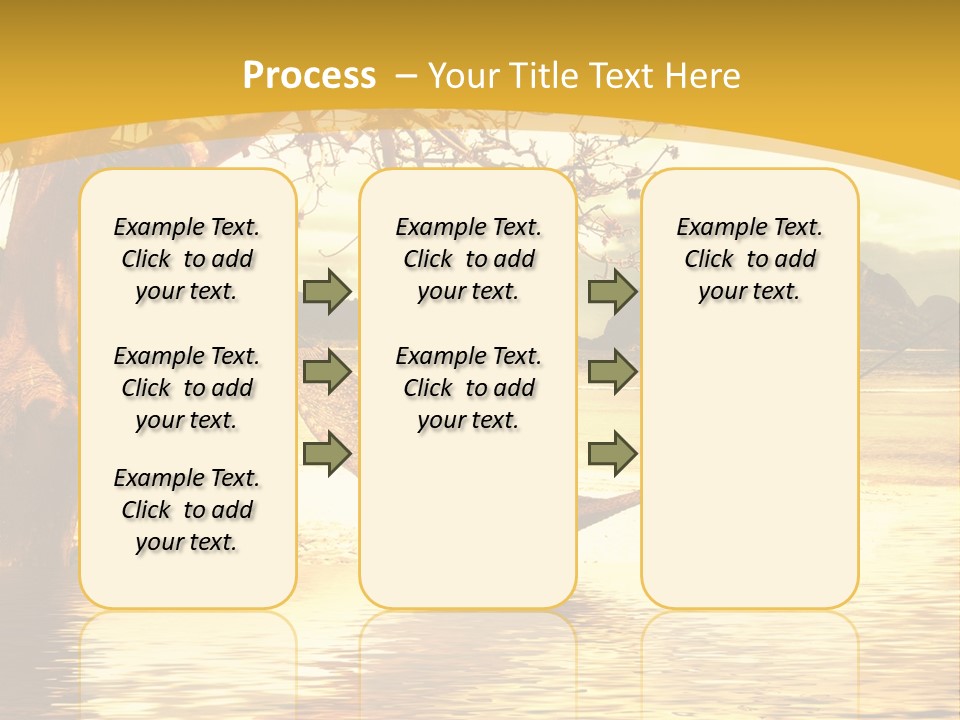 White Objects Transport PowerPoint Template