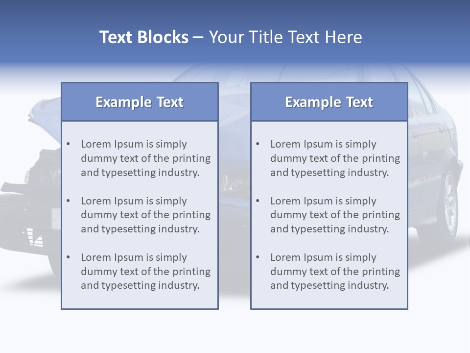 Expensive Dangerous Fender PowerPoint Template