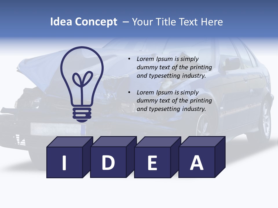 Expensive Dangerous Fender PowerPoint Template