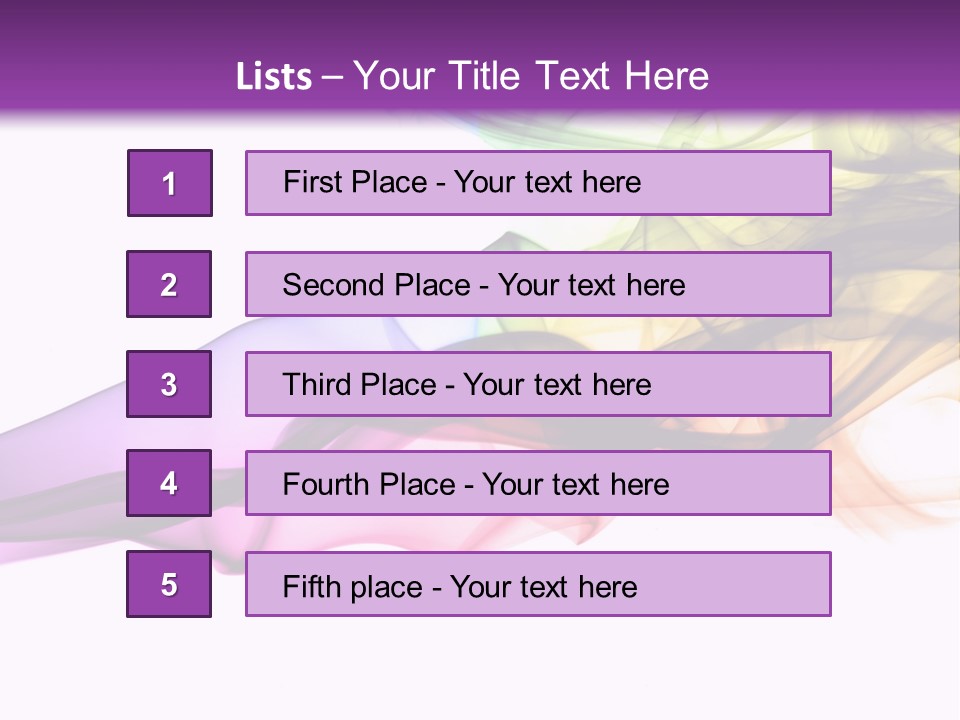 Curve Smooth Color PowerPoint Template