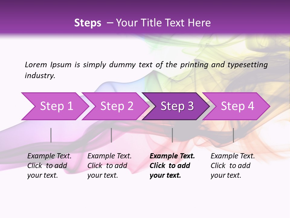 Curve Smooth Color PowerPoint Template