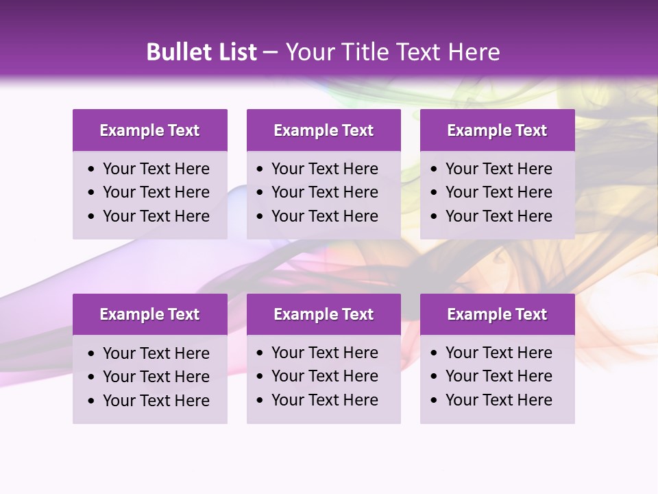 Curve Smooth Color PowerPoint Template
