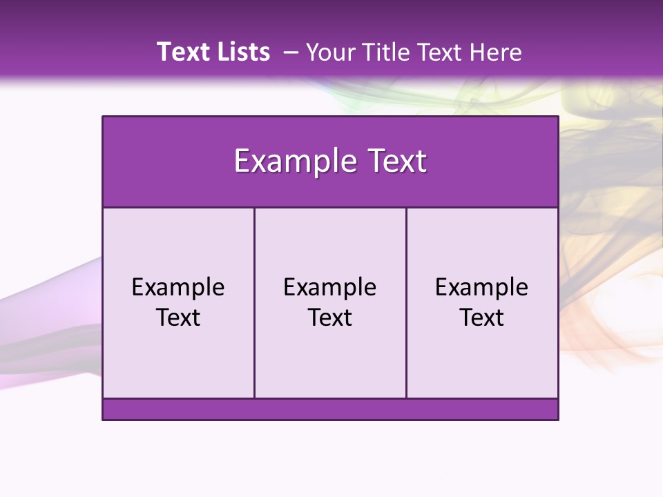 Curve Smooth Color PowerPoint Template