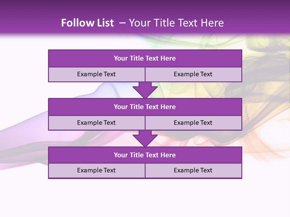 Curve Smooth Color PowerPoint Template