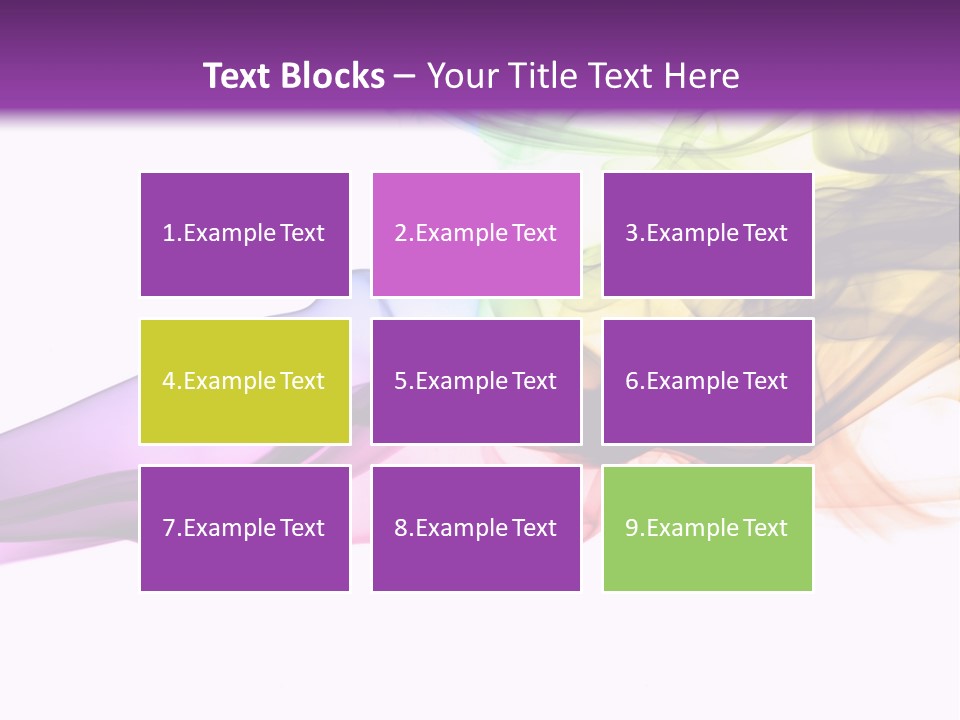 Curve Smooth Color PowerPoint Template