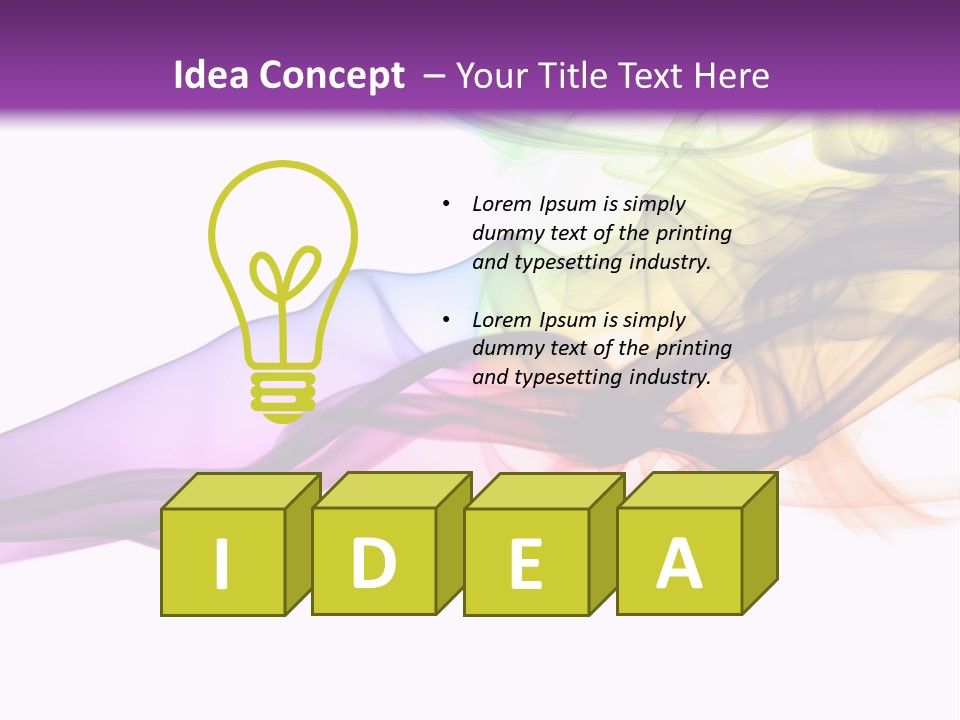 Curve Smooth Color PowerPoint Template