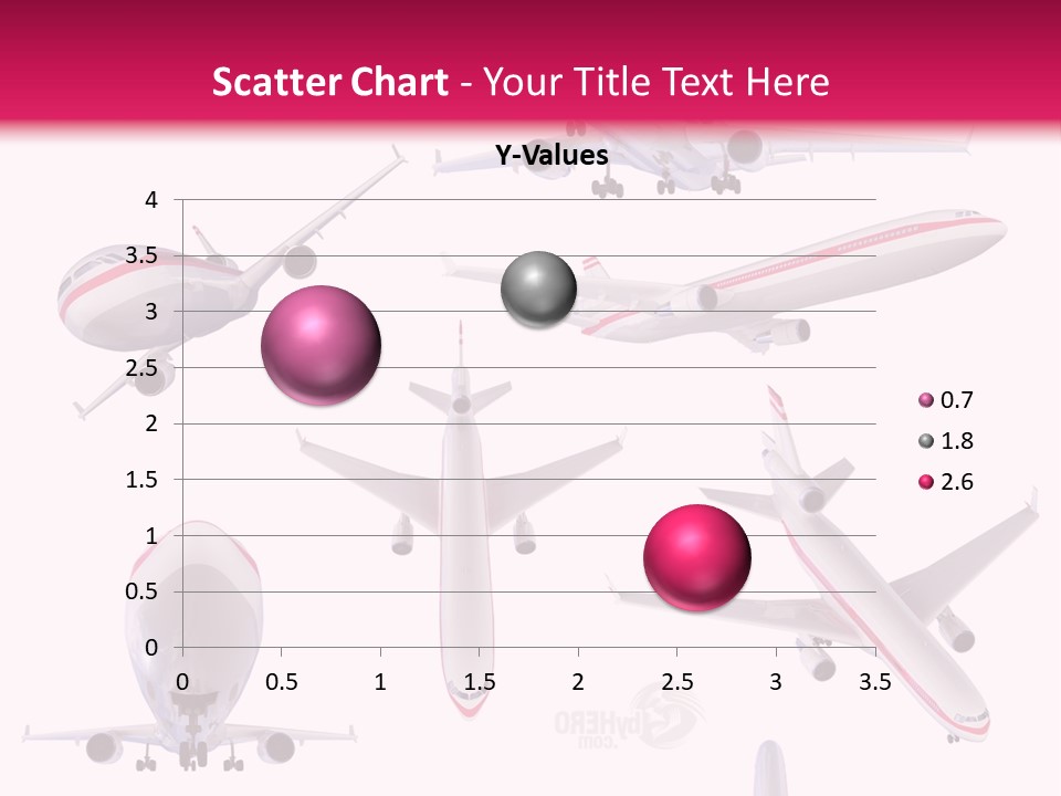 White Objects Transport PowerPoint Template