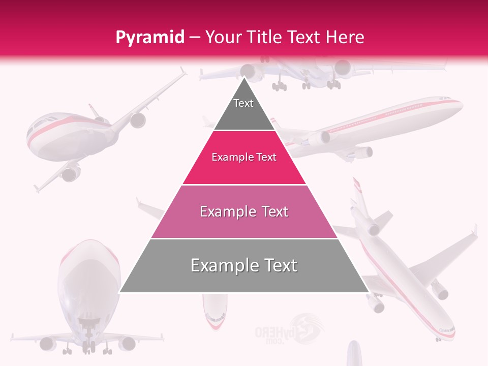 White Objects Transport PowerPoint Template