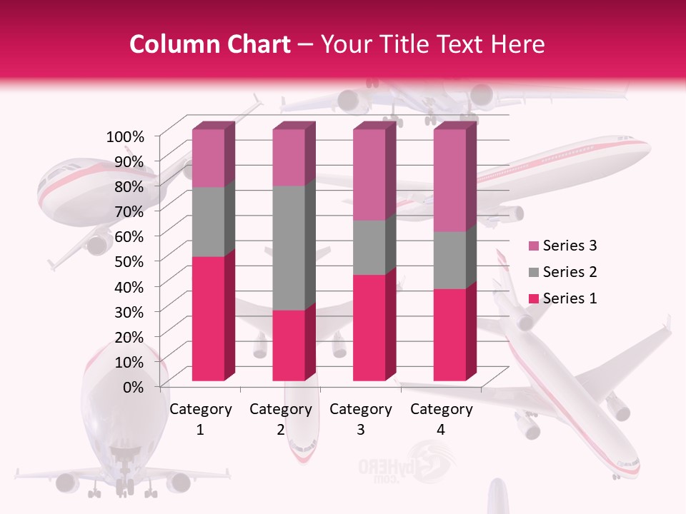 White Objects Transport PowerPoint Template