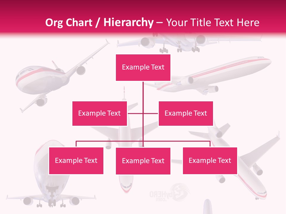 White Objects Transport PowerPoint Template