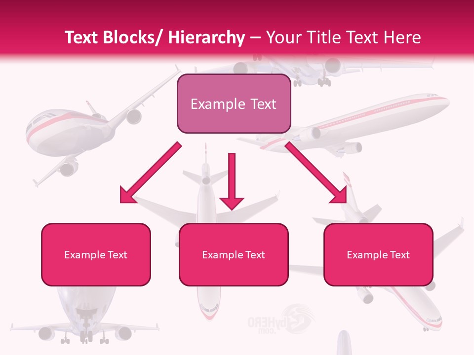 White Objects Transport PowerPoint Template