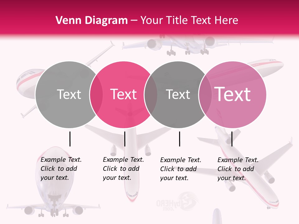 White Objects Transport PowerPoint Template