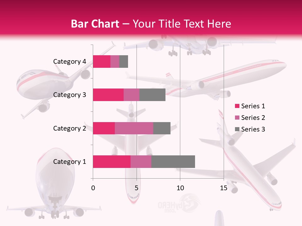 White Objects Transport PowerPoint Template