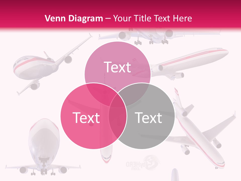 White Objects Transport PowerPoint Template