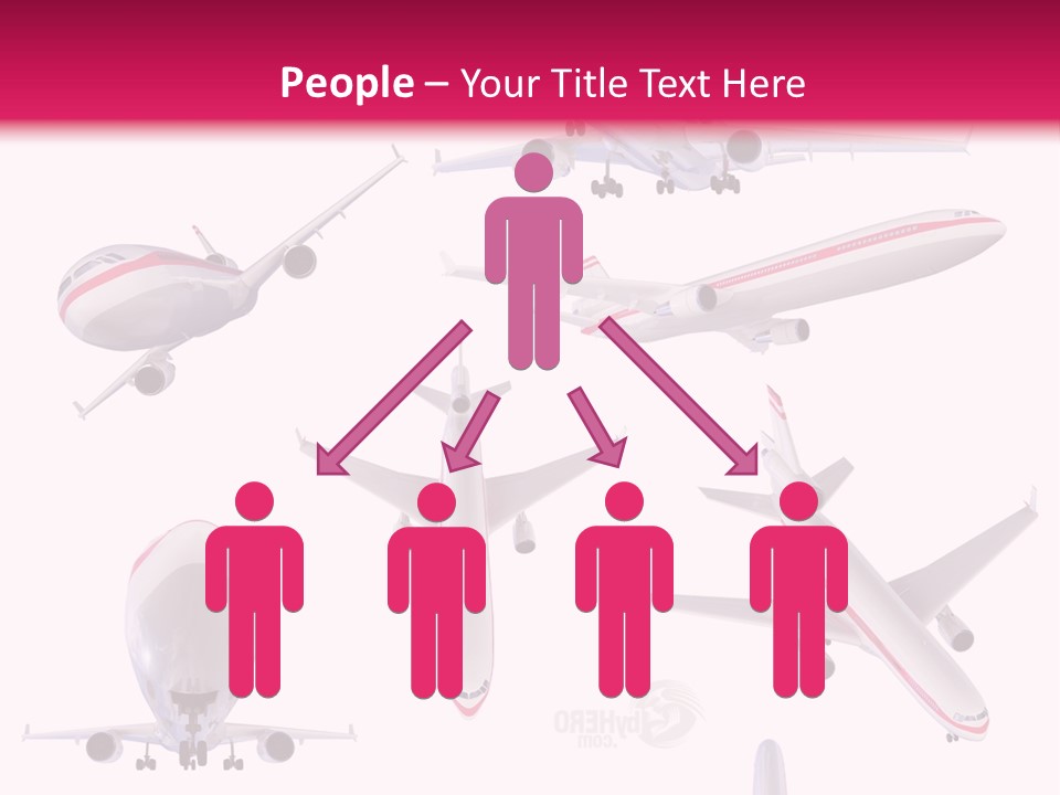 White Objects Transport PowerPoint Template