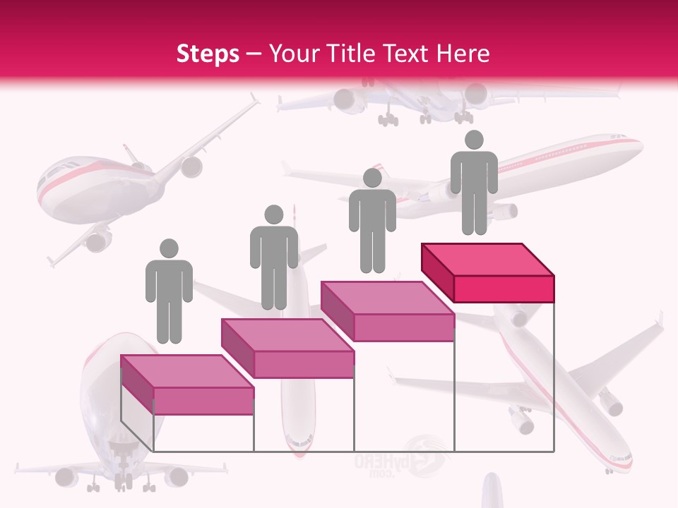 White Objects Transport PowerPoint Template