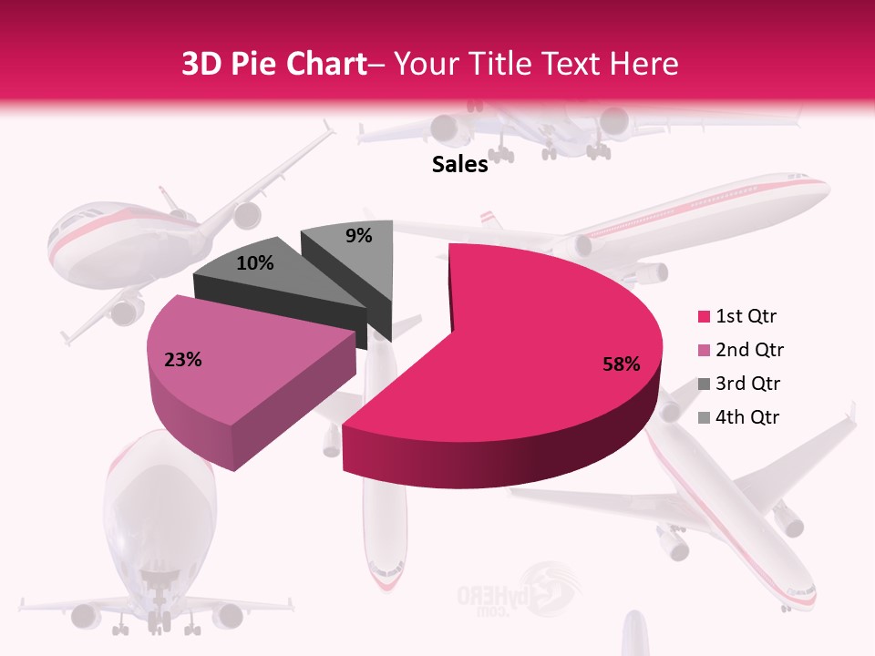 White Objects Transport PowerPoint Template