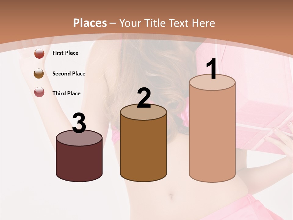 Cap Sweet Lady PowerPoint Template