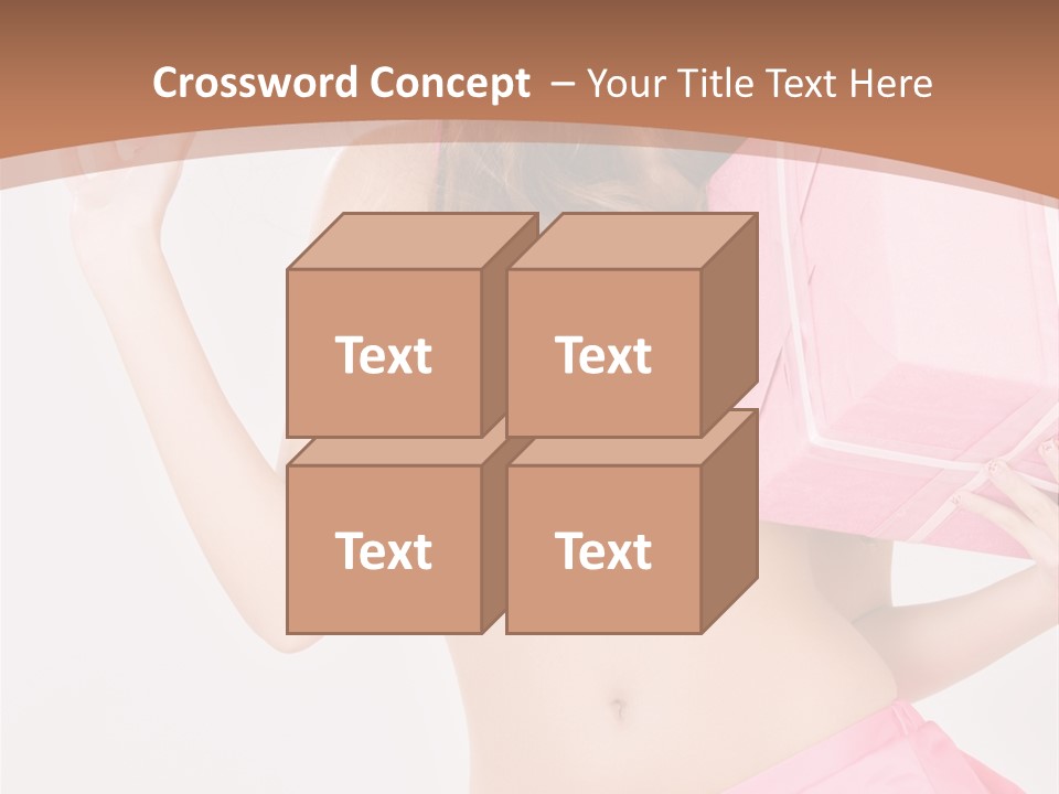 Cap Sweet Lady PowerPoint Template