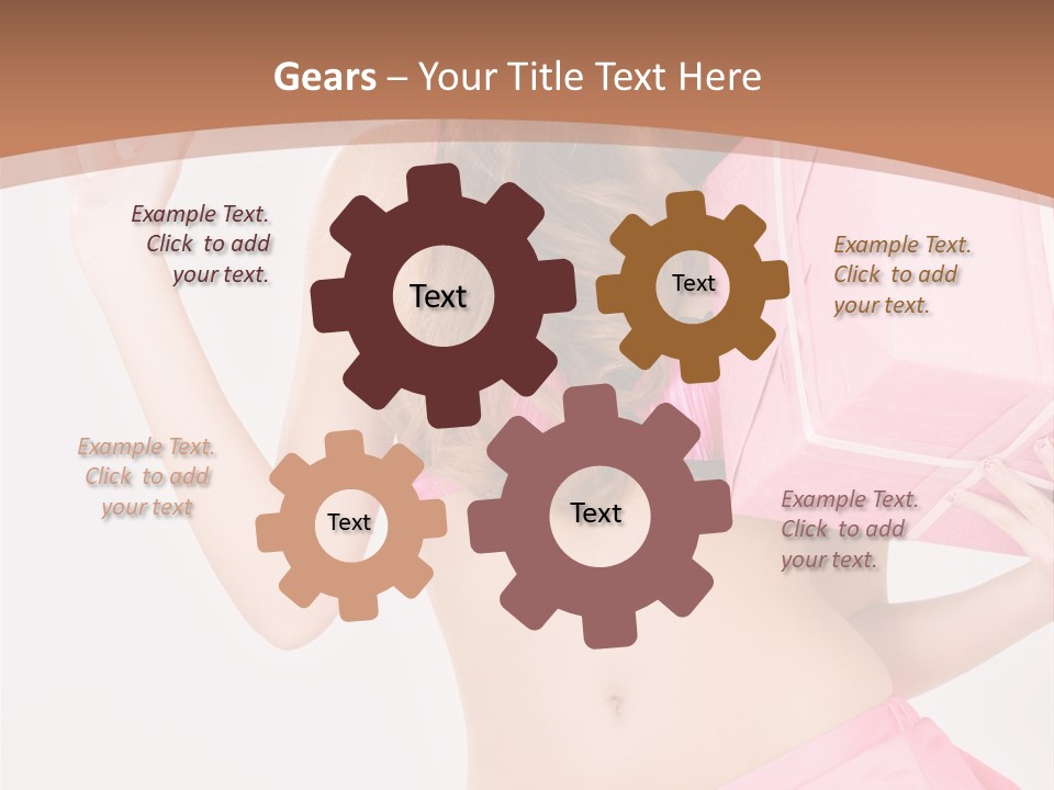 Cap Sweet Lady PowerPoint Template